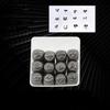 12-teiliges Metallstempel-Prägestempel-Set 1/8'' (3mm) Herz- und Tierstempel-Set Stempelwerkzeug zum Prägen von Metall, Leder, Holz