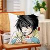 DDeath NNote Misa L Yaga Print Polyester Pillow Case for Valentine gift Home Sofa Cushion Cover Decoration Custom