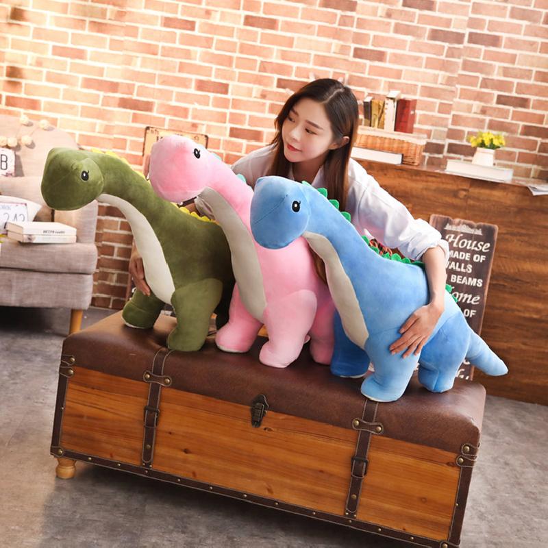 150cm Giant Simulation Dinosaur Plush Toys Cartoon Diplodocus Plush Pillow Cute Stuffed Toy Dolls Children Boys Birthday Gift