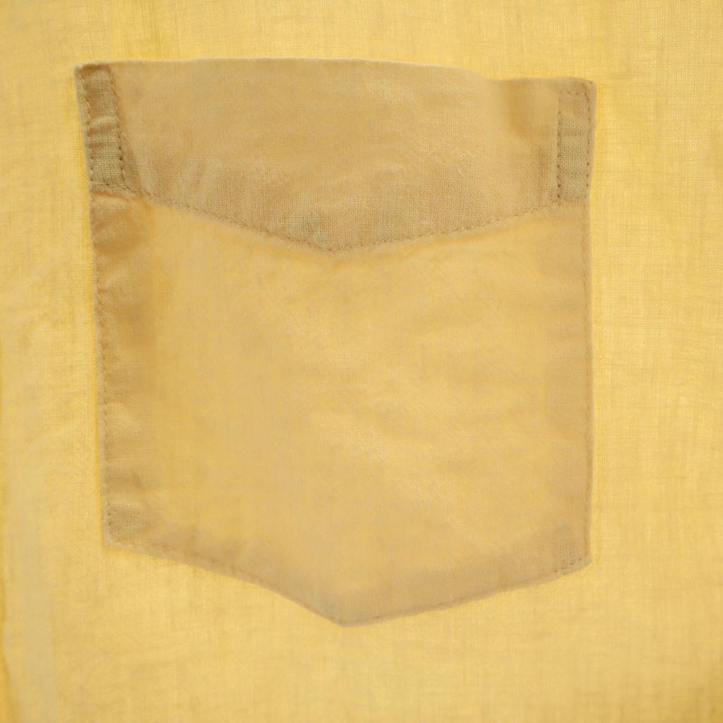 GAP Linen Blend Short sleeve shirt S yellow Men's Used