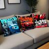 Blue Miata Supra Car E36 Luxury Super Car Pillow Case Square Pillow Bedroom Sofa Leisure Comfort Cushion Home Decoration