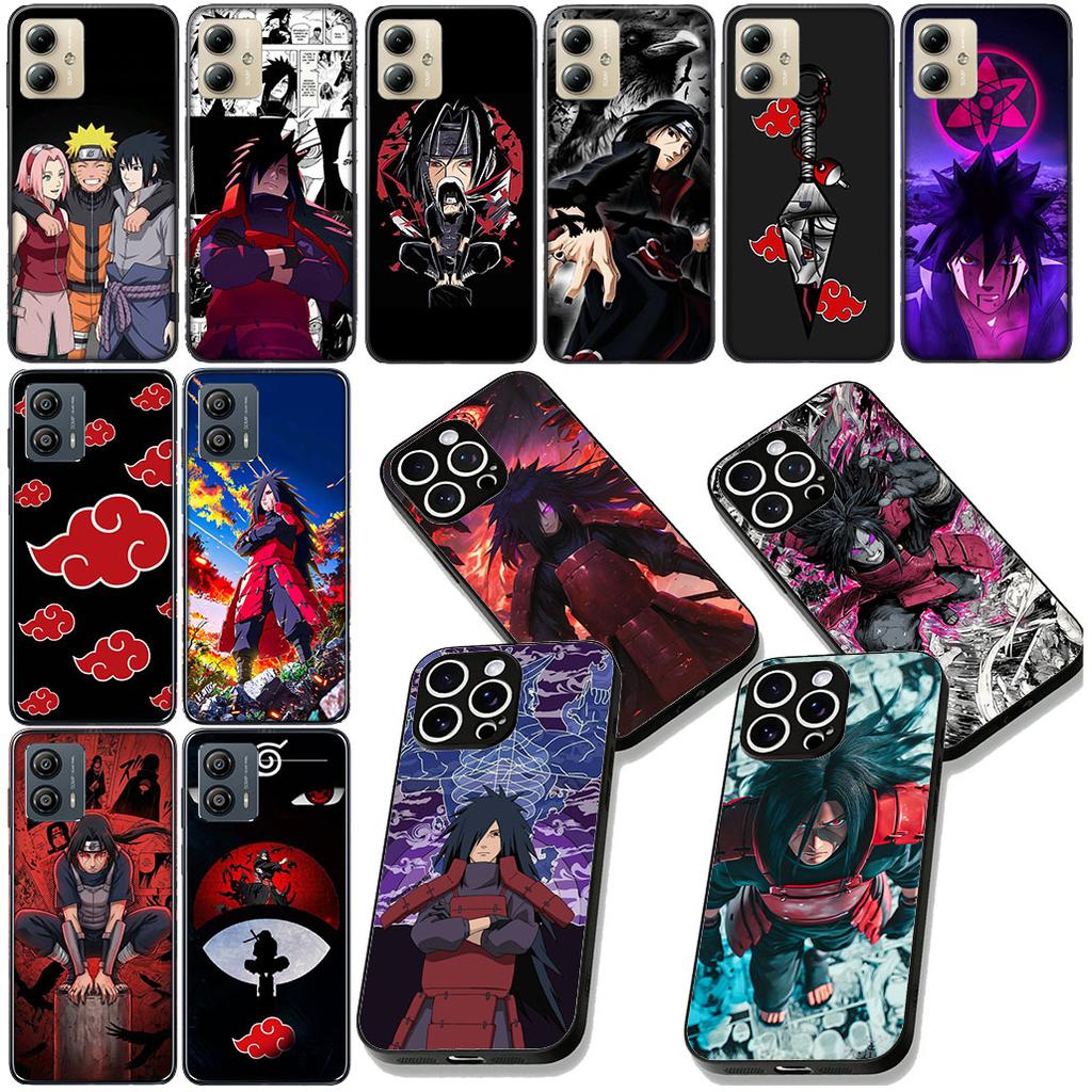 Madaras Uchiha Sasuke Itachi Akatsuki Narutos Case for Motorola Moto Edge 50 30 Fusion 40 NEO Ultra Pro G22 G23 G35 G84 G13 G53