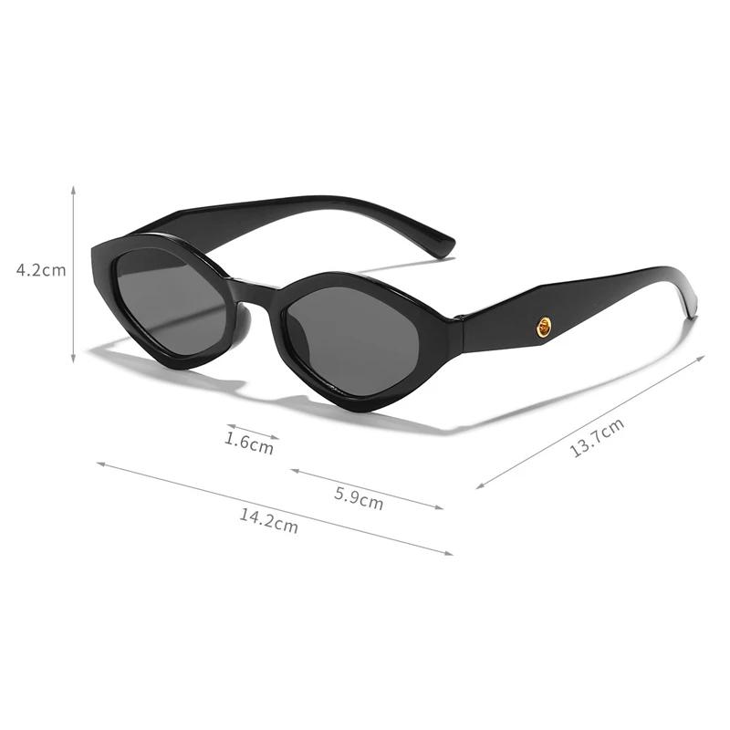 Men Women Fashion Vintage Retro Cat Eye Sunglasses Luxurious Brand Style Fashion Goggles Stylish Outdoor Use Driving Travel UV400 Sunglasses