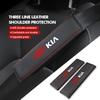 For Car Seat Belt Shoulder Pad Leather Shoulder Pad Accessories Ceed Sportage Rio K5 K2 Optima Cerato Venga Sedona