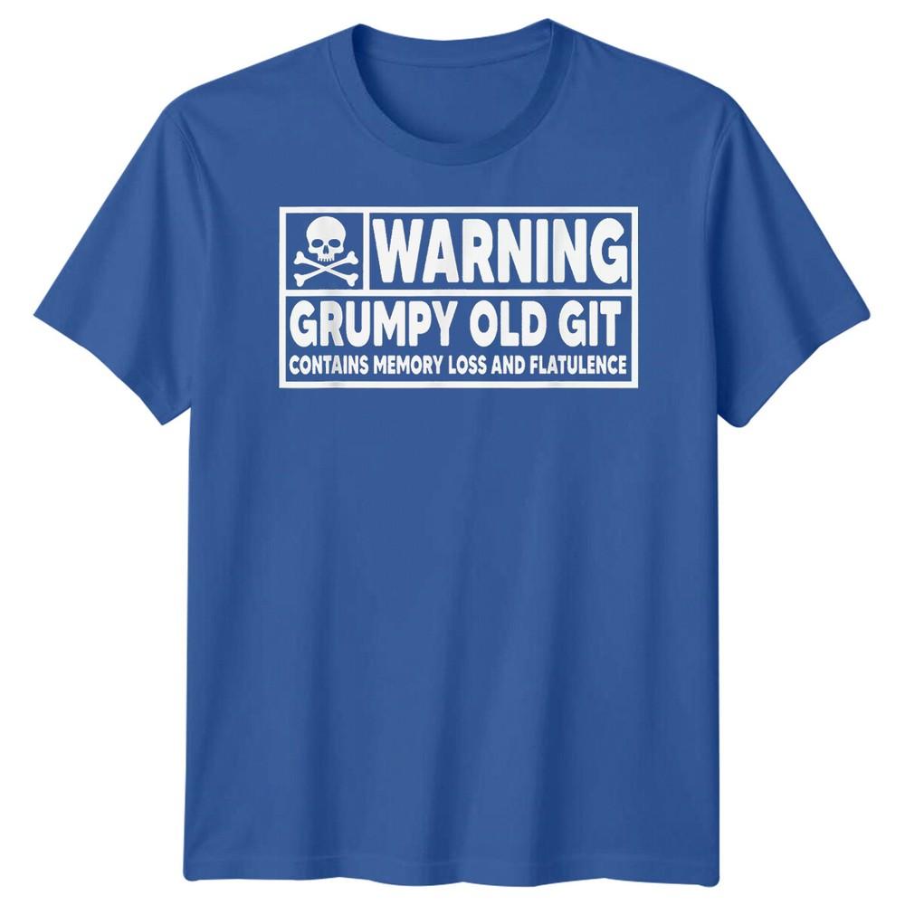 Unisexs Grumpy Old Git Funny Fathers Day TShirt Tee Best Dad Ever Papa Life 1FD