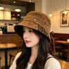 Hat Women's Spring and Summer New European and American Leopard Print Bucket Hat Showing Washbasin Hat Outdoor Sunscreen Visor Fashion