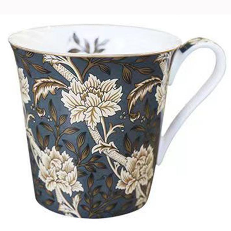 Bone China European Retro Ceramic Water Cup Personalized William Sea Anemone Dandelion Cup Creative Gift Milk Cup
