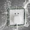 Durable 86 Type Switch Protective Cover Self-Adhesive Splash-Proof Electric Plug Cover Power Outlet Waterproof Plug Box for Home