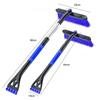 Car Snow Shovel, Multifunctional Portable Ice Shovel, Detachable Telescopic Handle Snow Shovel, Sturdy And Durable Structure, Rotatable Head