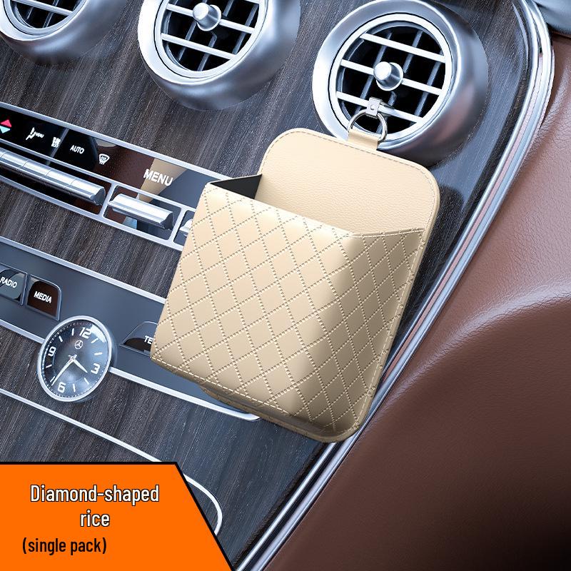 Foldable Car Air Vent Phone Holder & Storage Pouch