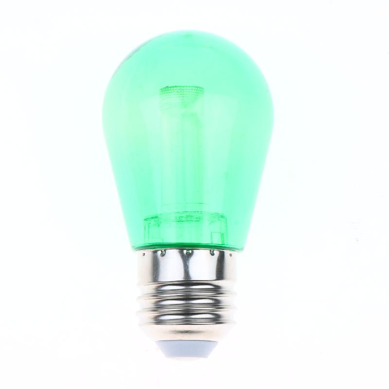 Plastics Colorful S14 Led Bulb 220V E27 2W Replaceable For String Light Halloween Birthday Party Bar Festival Decoration Lights