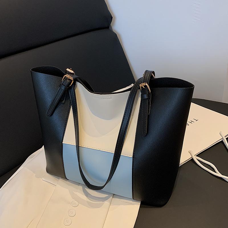 Retro simple atmospheric bag women's 2025 autumn and winter new foreign-style large-capacity shoulder portable tote bag