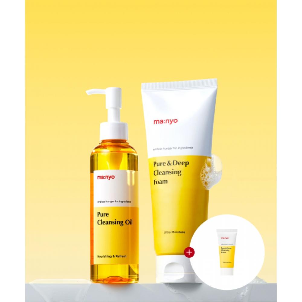 Manyofactory [20ml Additional Foam Gift] Pure Cleansing Oil 200ml + Pure Deep Cleansing Foam 100ml none
