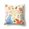 Geometric Animal Pattern Single-sided Pillowcase Office Hug Pillowcase Waist Pillowcase Polyester Simple Sofa Pillowcase