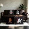 BJJ Brazilian Jiu Jitsu Pillow Case Anti-dustmite Pillowcase Invisible zipper silky short plush Sofa cushion cover