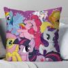 Anime M-My Little Pony Pillow Case Square Pillow Bedroom Sofa Leisure Comfort Cushion Car Living Room Home Decoration