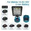 4 Inch LED Work Light Outdoor Flashlight Lantern For Makita 14.4-20V Lithium Batteries Camping Lamp Emergency Lighting