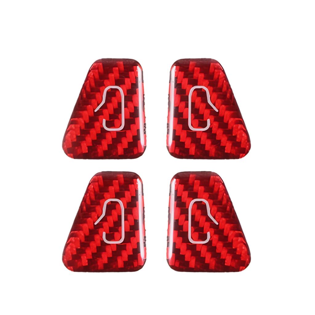 Door Switch Button Sticker For Tesla Model 3 Y Juniper Carbon Fiber Car Interior Door Switch Button Trim Accessories 2019-2025