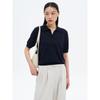8Seconds Open Collar Neck Short Sleeve Pullover Navy