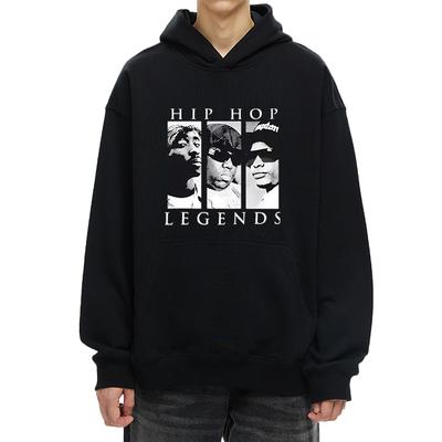 Nyhet i Tupac 2Pac High Way To Hell Musik Cool tryckt Hoodie Män Kvinnor vintage streetwear Unisex Fleece Långärmad Sweatshirt