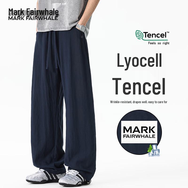 MARK FAIRWHALE Men s Tencel Linen Quick-Dry Casual Pants 2XL