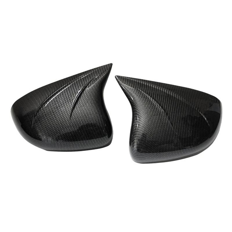 For Mercedes A-Class A180 2019-2025 Carbon Fiber Look Side Mirror Cover ABS Carbon Fiber Look Car Exterior Accessories