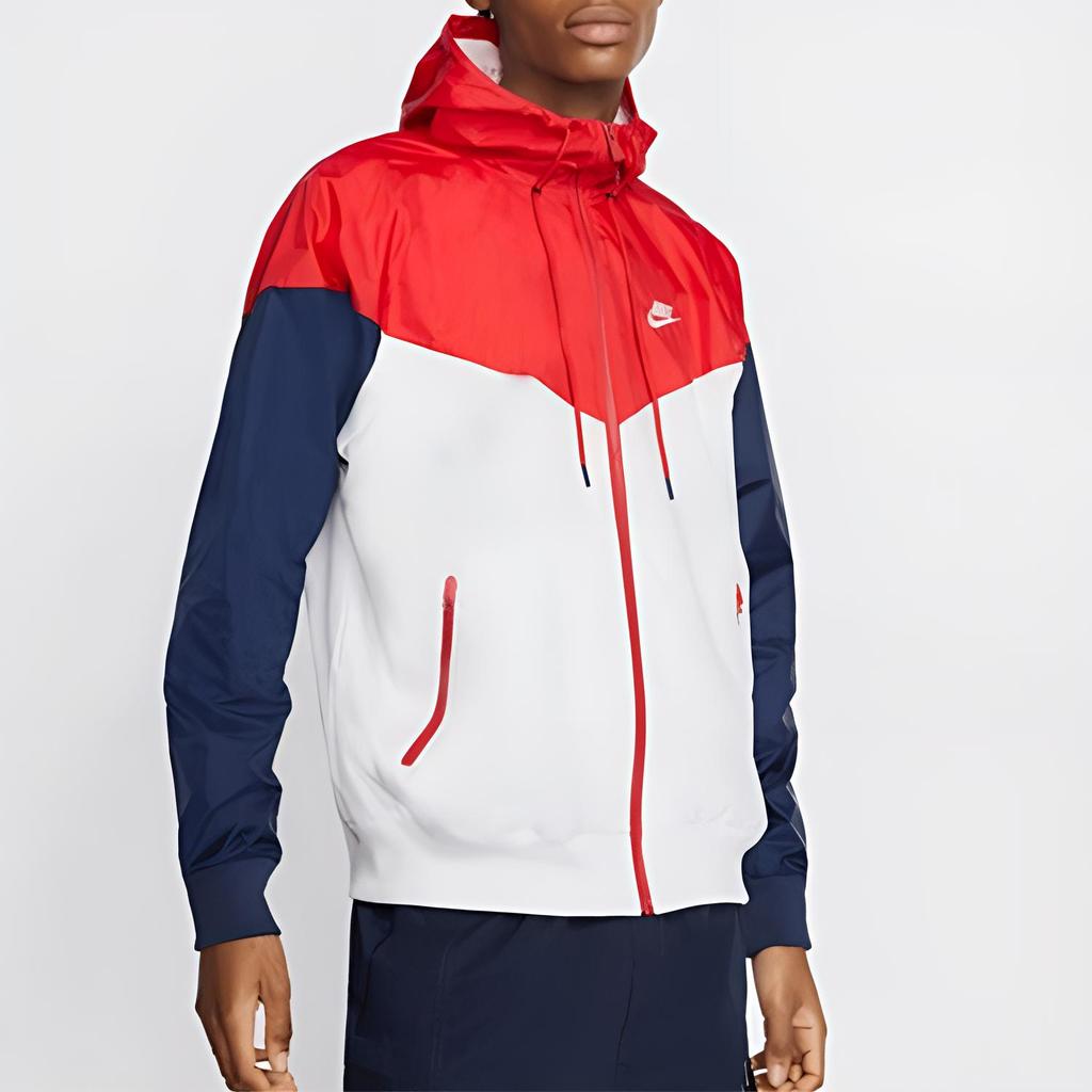 Nike Jackets Men's Red White Hooded Moderate Other AR2192-104
