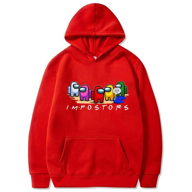Impostor Mens Hoodies Graphic Anime Cartoon Sweatshirt Hip Hoodie Hop