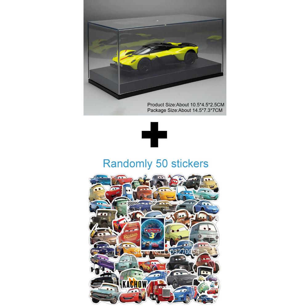 1:43 Valkyrie Alloy Sports Car Model Diecast Miniature Toy Doors Opened Rubber Tire Metal Body Vehice Birthday Gift for Children
