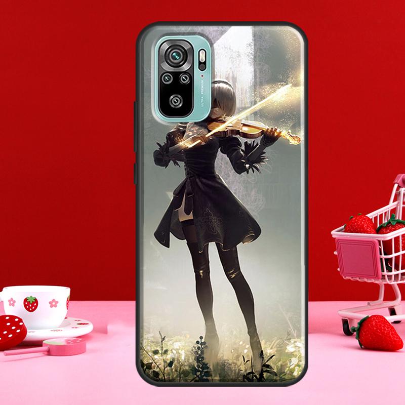 Nier Automata Lunar Tear Art For Redmi Note 11 Pro Case For Redmi Note 10 Pro Note 9 Pro Note 8 Pro 9S 10S 11S 9A 9C 9T
