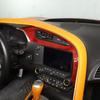Red Soft Carbon Fiber Dashboard Air Vent Cover Trim For Corvette C7 2014-