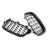 2PCS Dual Slat Style Grille Front Bumper Kidney Mesh Grill For BMW F30 F31 F35 F80 2012-2018 Bumper ABS Car Replacement