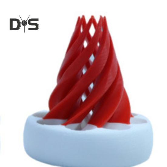 3D Printed Spiral Cone Toy Impossible Christmas Tree Passthrough Sculpture Vortex Thread Illusion Stress Relief Kids Adults Mini Spiral Santa Hat