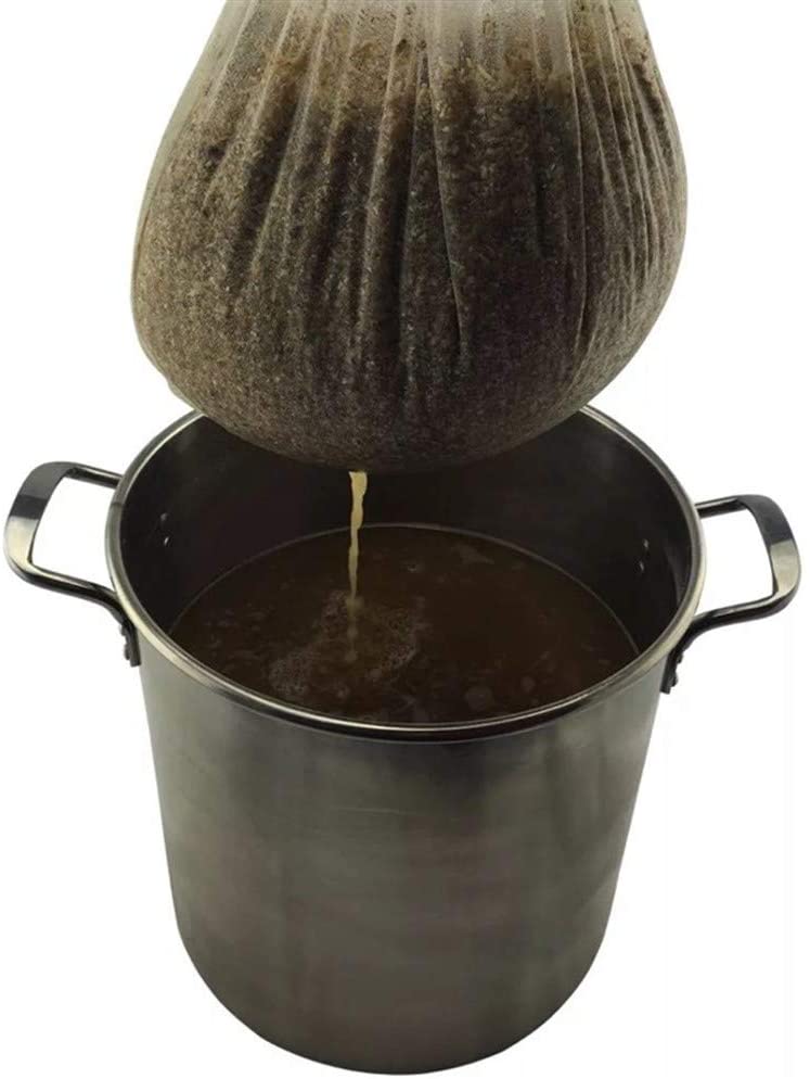 Nylon Straining Bag Fine Mesh Food Strainer Filter Bags for Nut Milk Wine Cider Apple Grape Green Juice Cold Brew Home Brewing