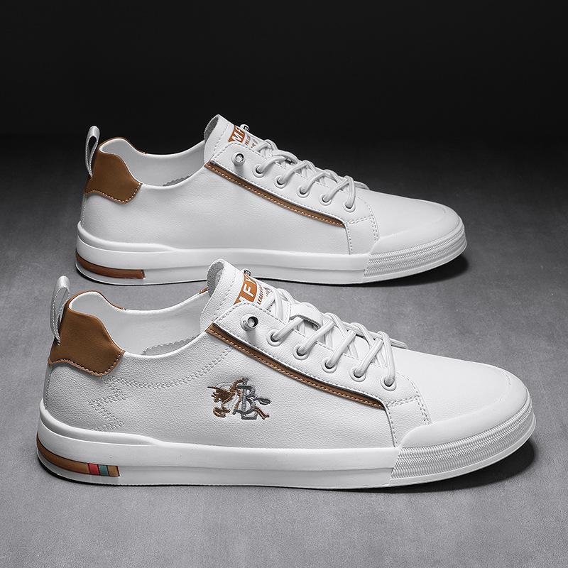 Men's Shoes Fashion Leather Trend Versatile Board Shoes Overfitting Driving Shoes Soft Sole Lazy Leather Shoes