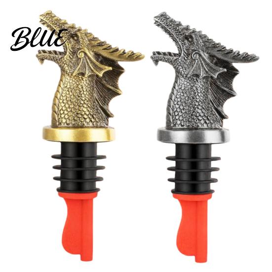 Bar Accessories for Wine Lovers Dragon Head Pourer And Stopper Resin Spout Liquor Champagne Bottle Sealer Bottles Reusable Preservation Whiskey