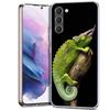 Chameleon Funny Wildlife Phone Case for Samsung A54 A14 A24 A34 A17 A37 A57 A55 A35 A25 A15 A13 A23 A33 A53 A07 A05S A04S A03 A7