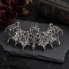 Hollow Pattern Halloween Hair Clip Gothic Style Hair Accessories Trendy Hairpin  Birthday Gift