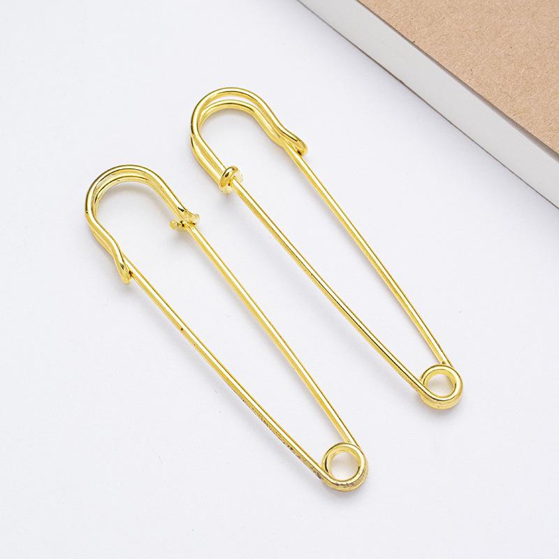 10 Large Safety Pins 2.9" Heavy Duty Blanket Pins Bulk Steel Spring Lock Pins Fasteners for Blankets Crafts Skirts Brooch Making
