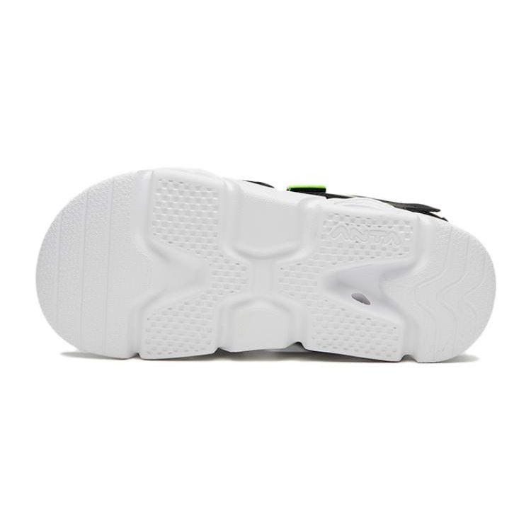 Anta Shock Absorbing Durable Kids Sandals Kids Sandals Black Green A312326962H-2