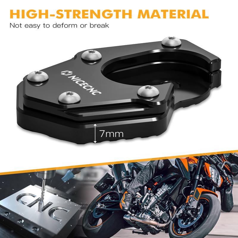 Footstand Enlarger Kickstand Pad For KTM 690 Enduro R SMC R 790 890 Adventure R/Rally 1290 ADV R Husqvarna 701 Enduro Norden 901