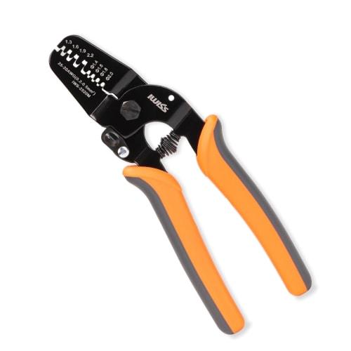 IWISS Precision Crimping Pliers for Open Barrel Terminals, 0.21-0.5mm?, QI Terminals, and Small and Medium Terminals, IWS-2520M