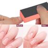 10pcs Flexible Nail File Durable Polishing Sponge Surface Smoothing Nail Buffer  Home Manicure Use