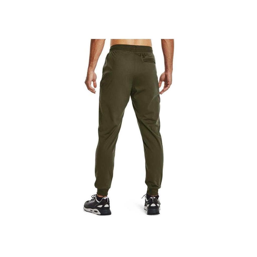 Under Armour Solid Color Drawstring Training Pants Men Bottoms Navy-Green 1290261-390