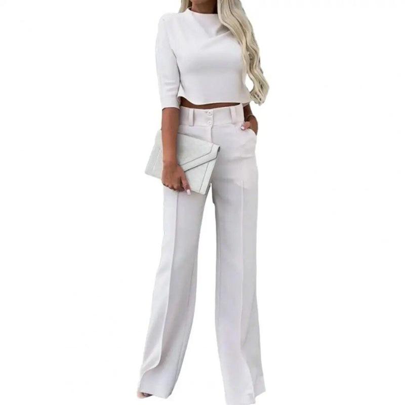Women's Sub-fashion Casual Suit Two-piece Set