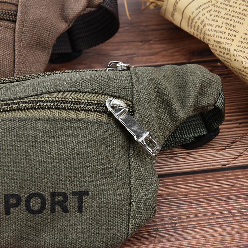 1 stk X lerret og løpepakke med stor kapasitet Camping Sport Vandring Zip Bag