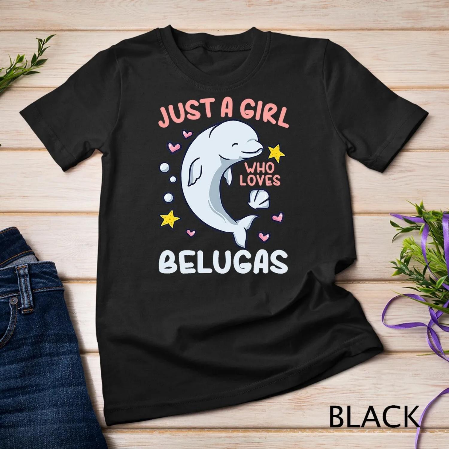 Kids Beluga Whale Just A Girl Who Loves Belugas 3 T shirt S