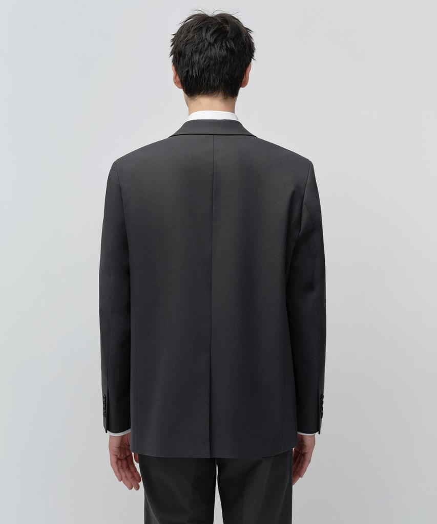 MUSINSA STANDARD Whipcord Relaxed Basic Blazer [Gray]