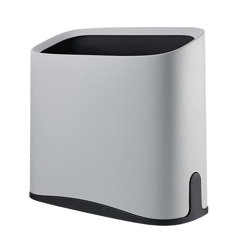 Coș de gunoi elegant cu capac deschis pentru baie și sufragerie - Capacitate mare pentru casă și hotel