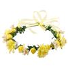 Garland Headdress Women Garland Hairband Multi Color Floral Design Hair Wreath Headpiece For Hair Diy Accessory Hair Styling